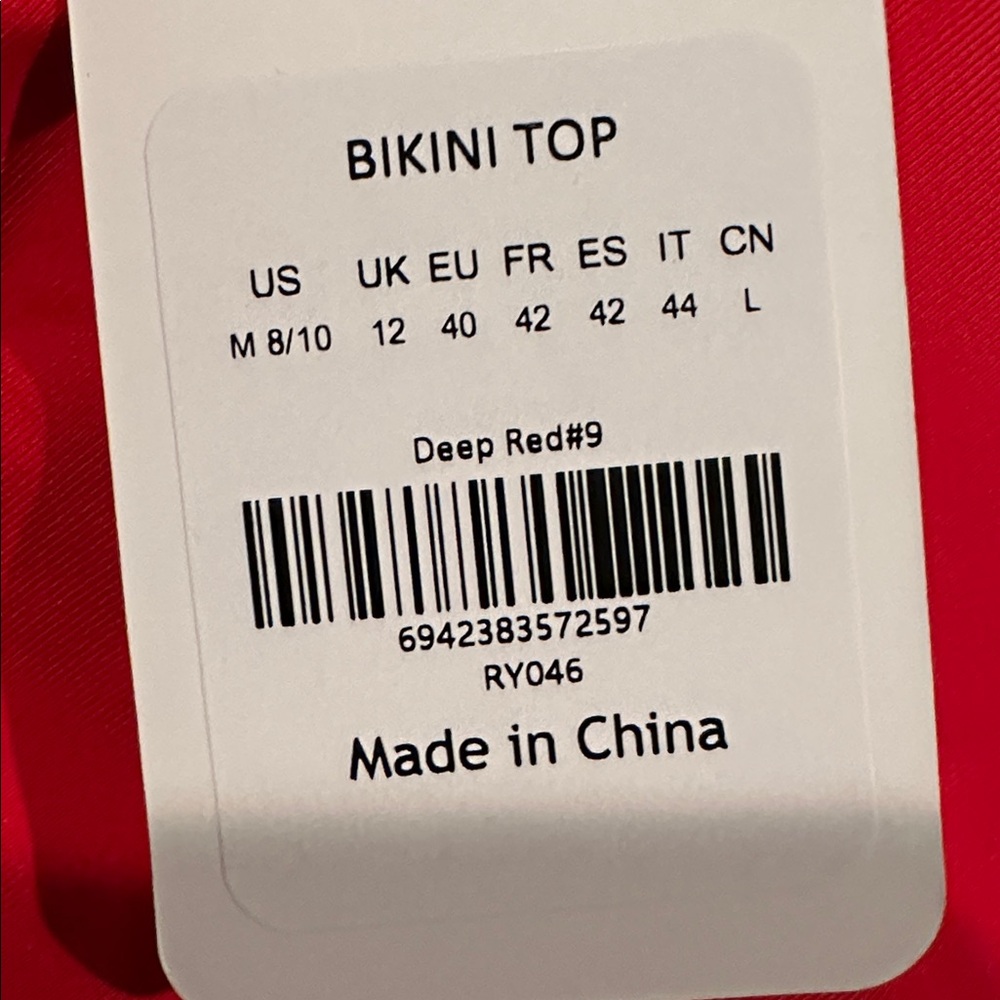 V Neck Bikini Padded Tops - Picture 6 of 6